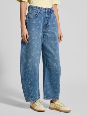 ESSENTIEL Antwerp Blue Floral Barrel Jeans Spring 2026